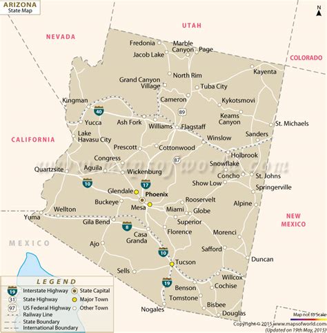 is arizona a city or state|arizona map state.